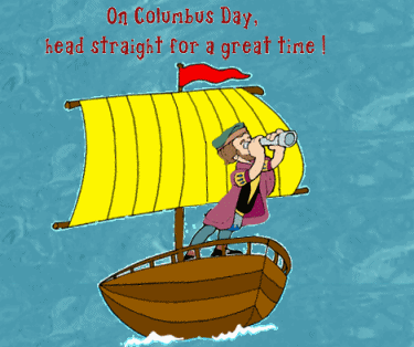 Columbus-day-blue-background